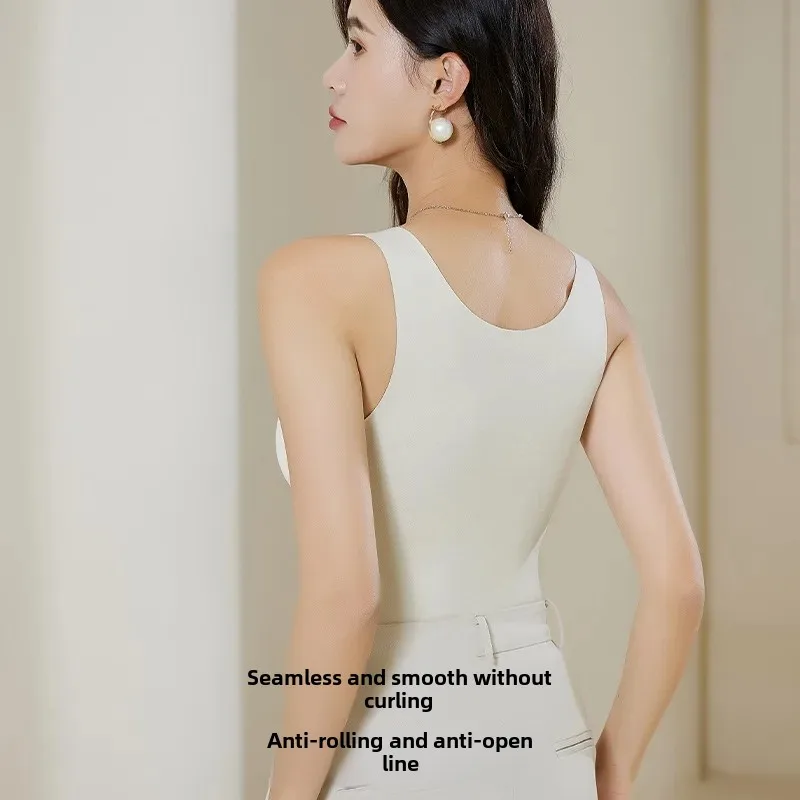 Осень-зима 2023 новый женский утолщенный топ на флисовой подкладке из шнурка с