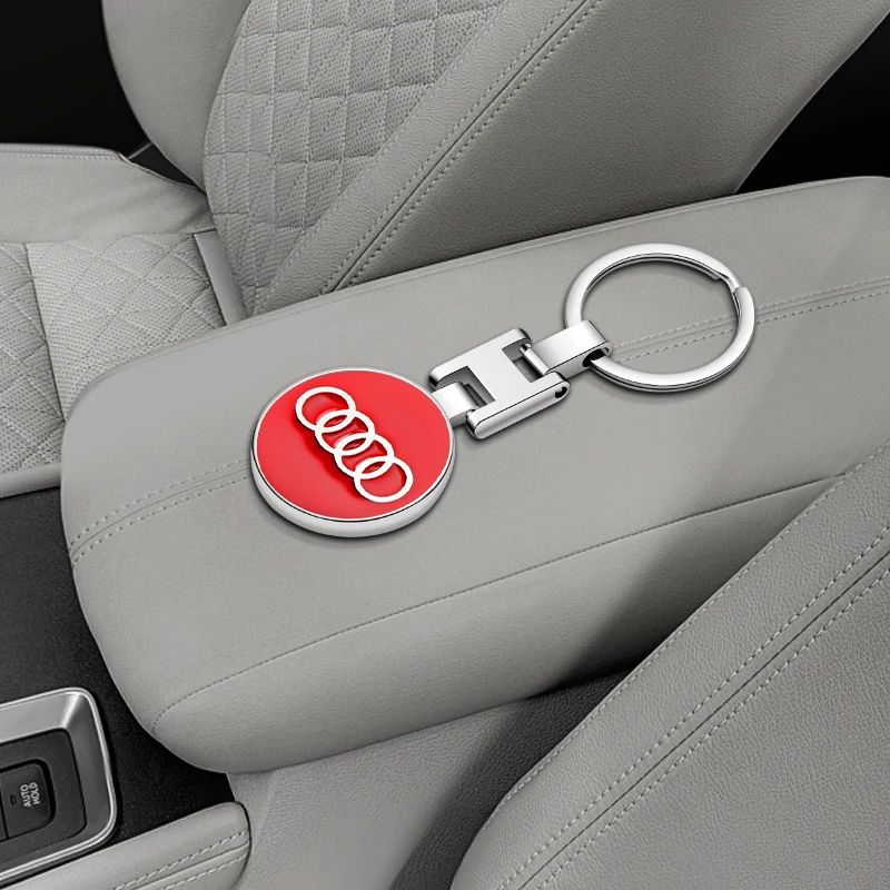 Автомобильная эмблема брелок Стайлинг кольцо для ключей аксессуары Audi Quattro A3 A4 B8
