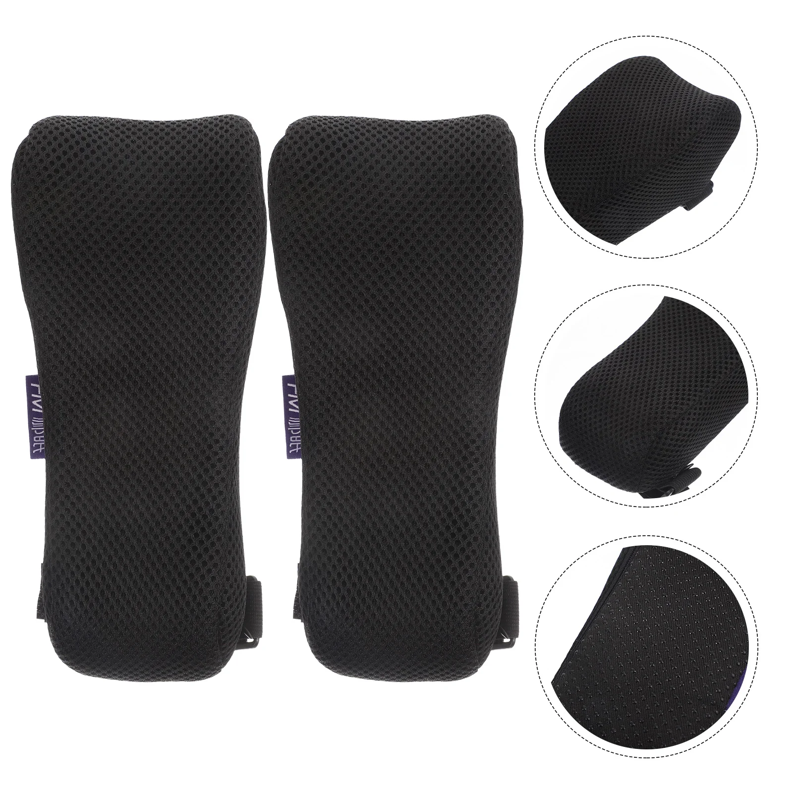 

2Pcs Comfortable Armrest Pads Game Chair Armrest Pads Chair Armrest Covers for Office