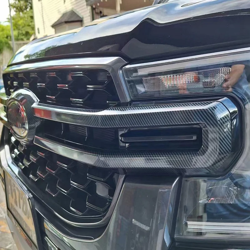 Молдинговая крышка переднего гриля для Ford Ranger 2023 2024 отделка решетки радиатора