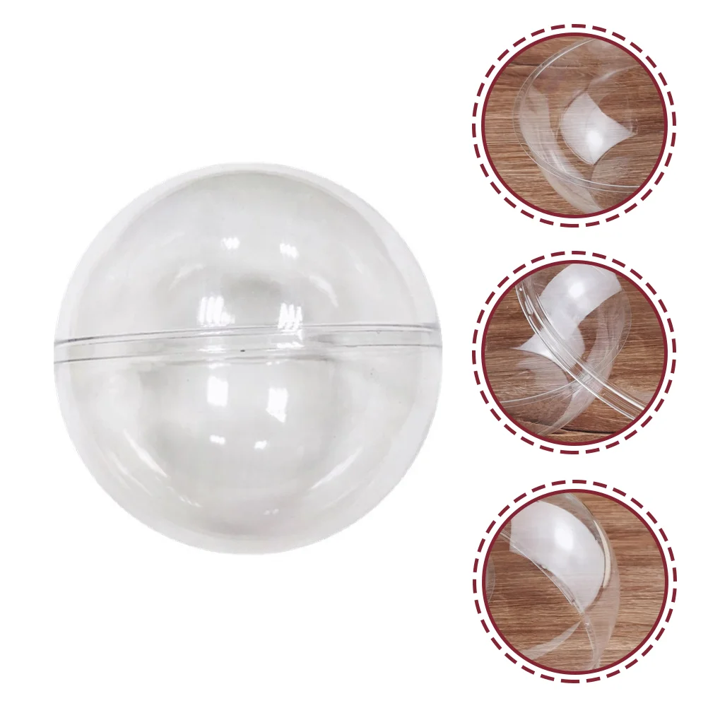 

25pcs Balls Exquisite Refillable Round Clear Ornaments Clear Balls Vending Machine Capsules
