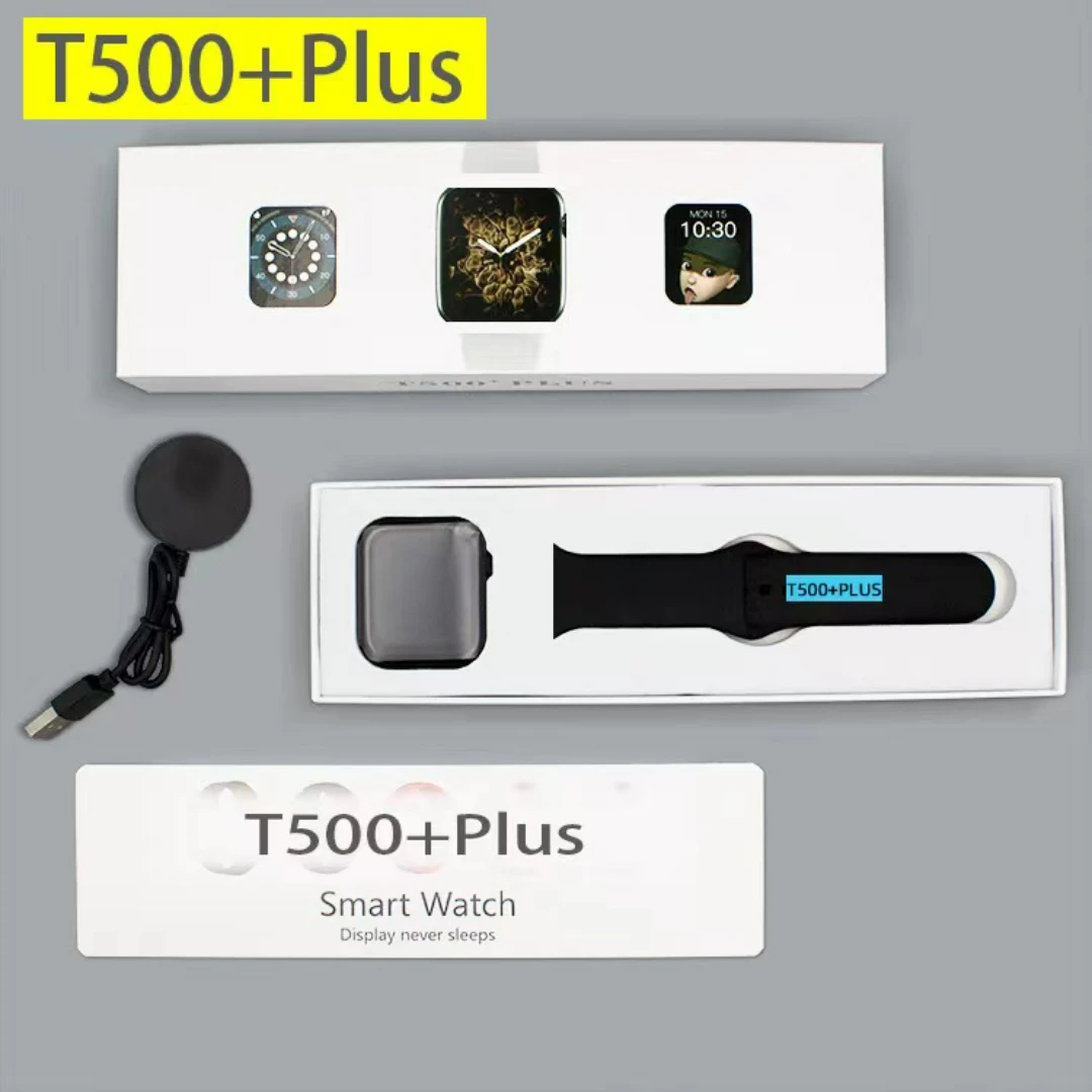 

Смарт-часы Xiaomi T500 + pro с пульсометром, тонометром, шагомером, Bluetooth