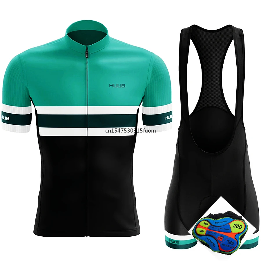 

New 2022 HUUB Cycling Jersey Set Summer Cycling Clothing MTB Bike Clothes Uniform Maillot Ropa Ciclismo Man Cycling Bicycle Suit