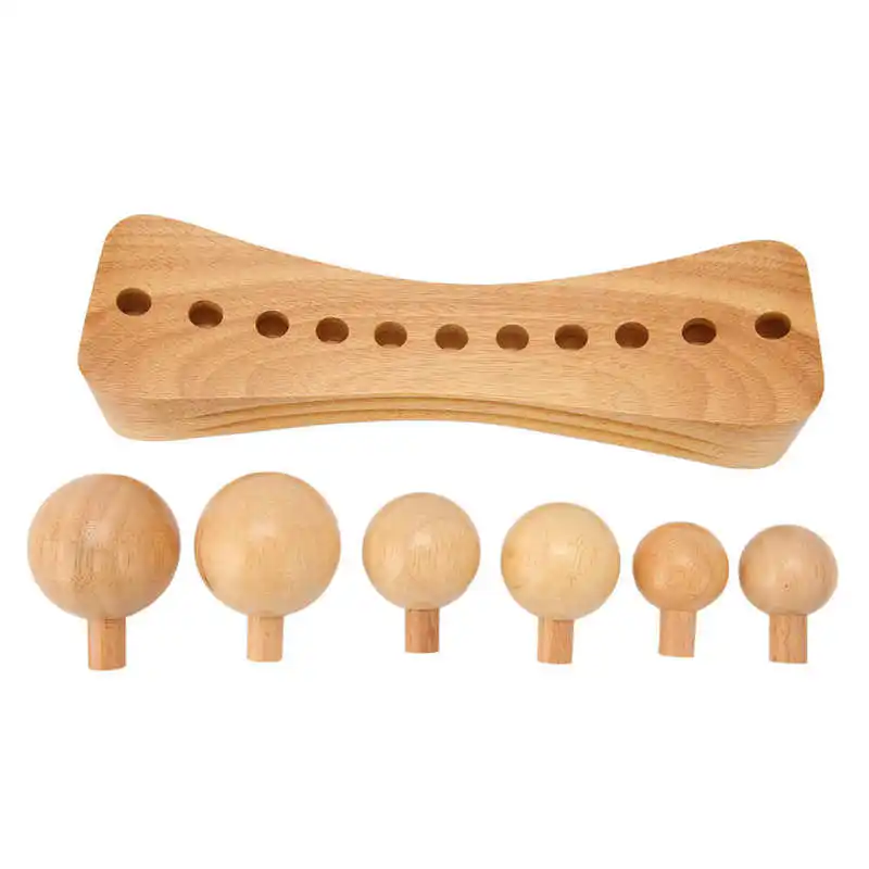 

Wooden Pressure Point Massage Tool Trigger Point Physical Therapy Tools Non Fading Durable Non Toxic for Buttocks Back Waist