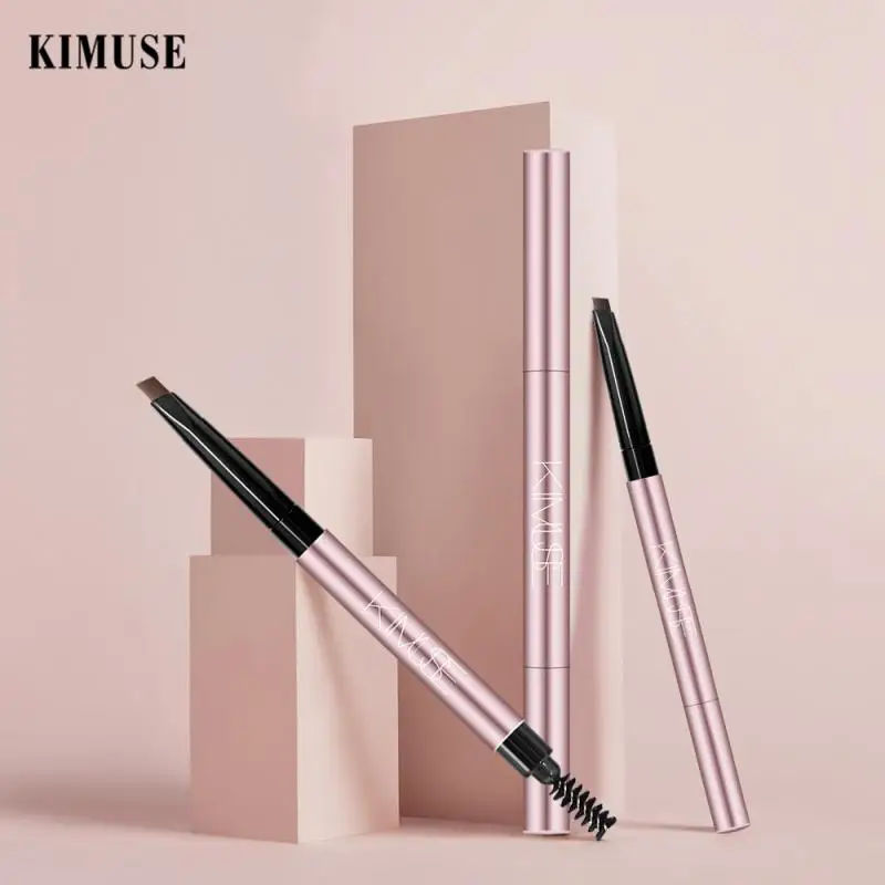 

Double-head Eyebrow Pencil Natural Waterproof And Sweat-proof Long-lasting Eyebrow Pen Tattoo Pencil With Brush Cosmetics Hot