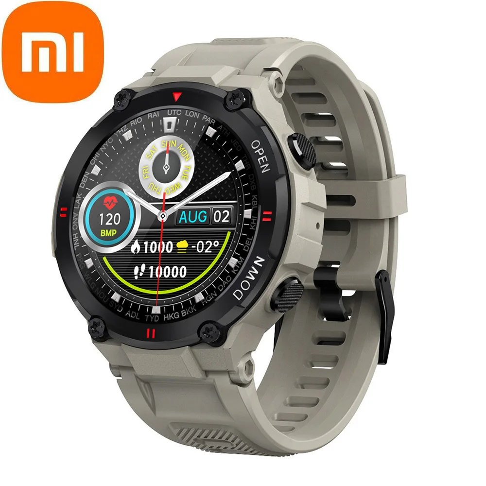 

Xiaomi Huawei Fashion Smart Watch Men Bluetooth Call Full Touch Smartwatch Waterproof Sport Fitness Tracker Custom Dials Clock
