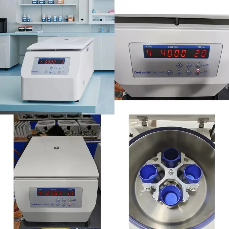 Фото Центрифуга Cenlee TDZ5-WS 4x250 мл для центрифугирования стволовых клеток, с большой емкостью, с поворотным ротором, для медицинских и клинических лабораторий №1