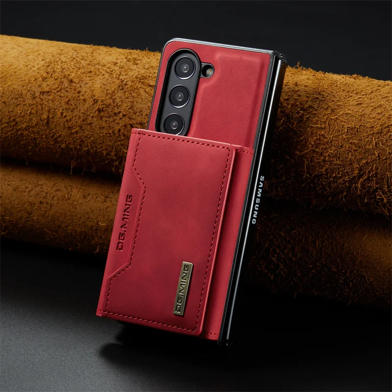 New Fashion business leather card drop-proof mobile phone case for Samsung GalaxyZ Fold5 Z Fold4 Fold3