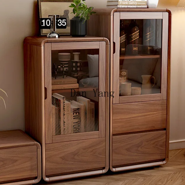 Cyh боковой шкаф из цельного дерева гостиная домашний журнальный столик