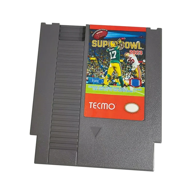 Новинка 2023, игровой картридж Tecmo Super BowI NES, ретро консоль для консоли NES, 72 контакта, игровая видеокарта