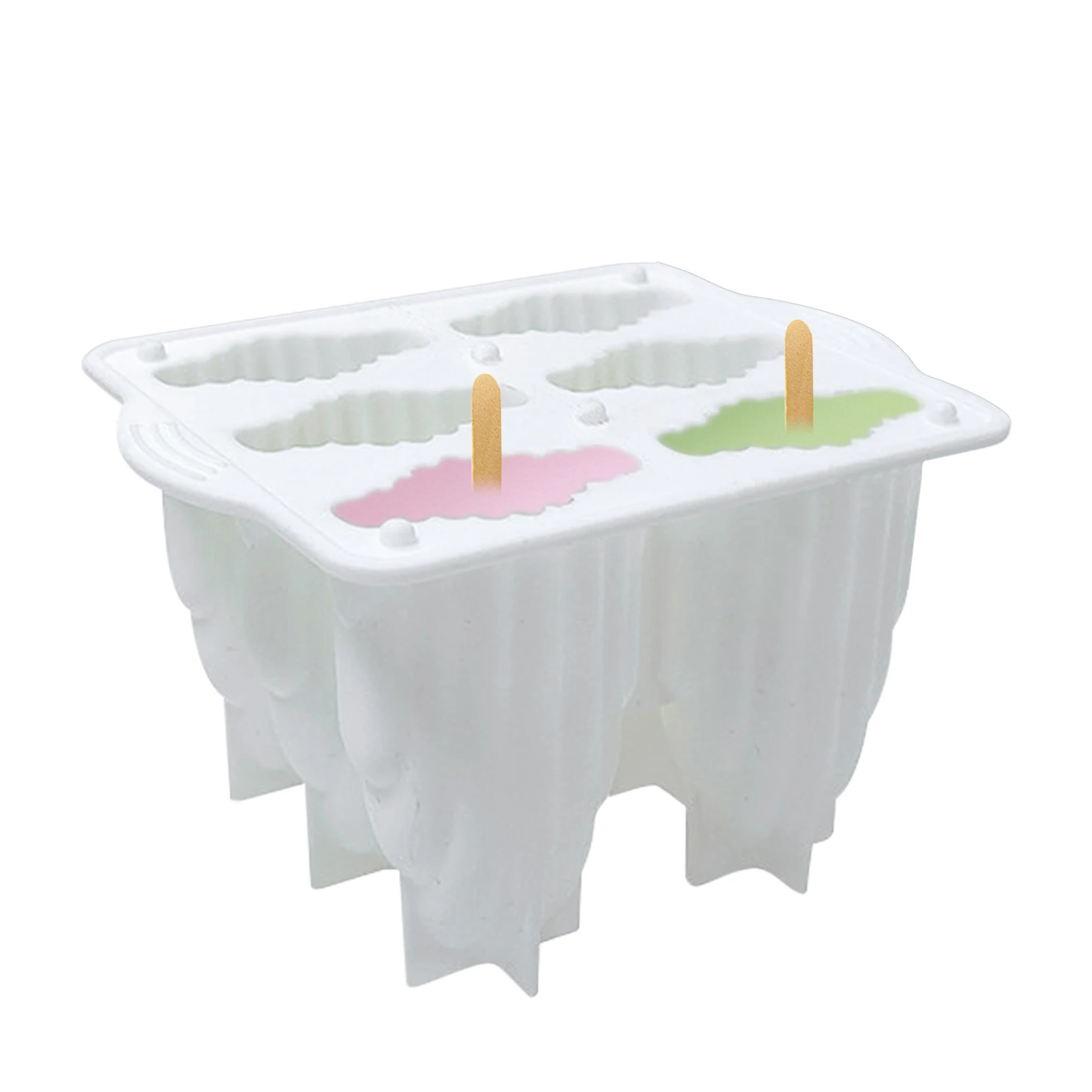 

Силиконовая форма для мороженого «сделай сам», формы для домашнего мороженого, 6 ячеек, малый размер, поднос для льда, Формочки Для Мороженог...