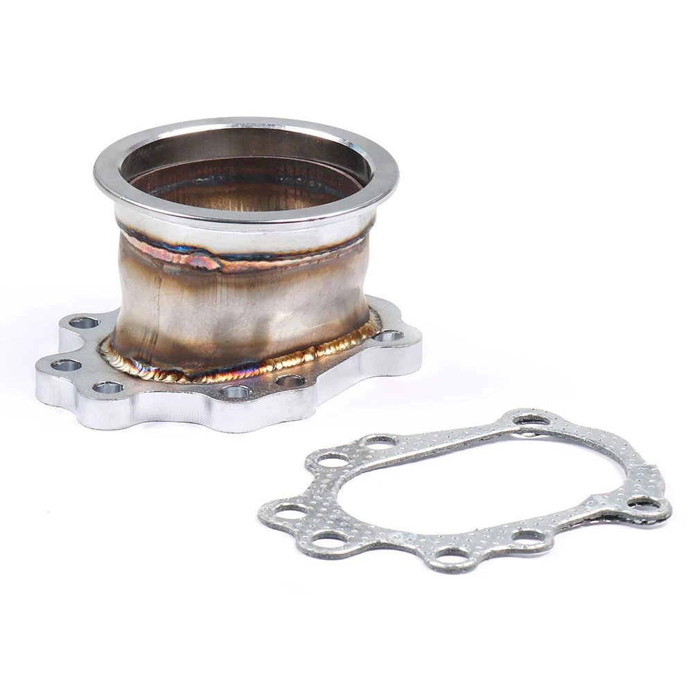 

8 BOLT to 3 Inch V Band Turbo Adapter GT25 GT28 T25 T28 Exhaust Dump Flange Conversion Kit