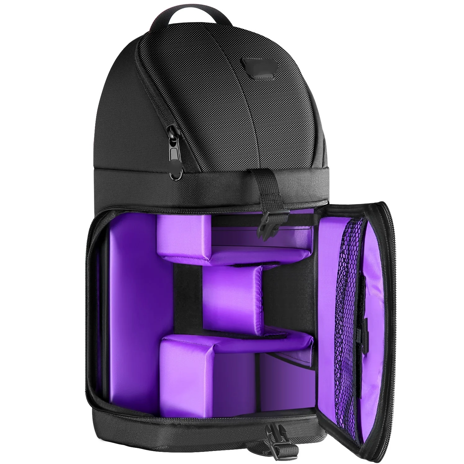 

Профессиональная сумка-слинг для хранения камеры, прочный водонепроницаемый и устойчивый к разрыву черный рюкзак для переноски, чехол для ...
