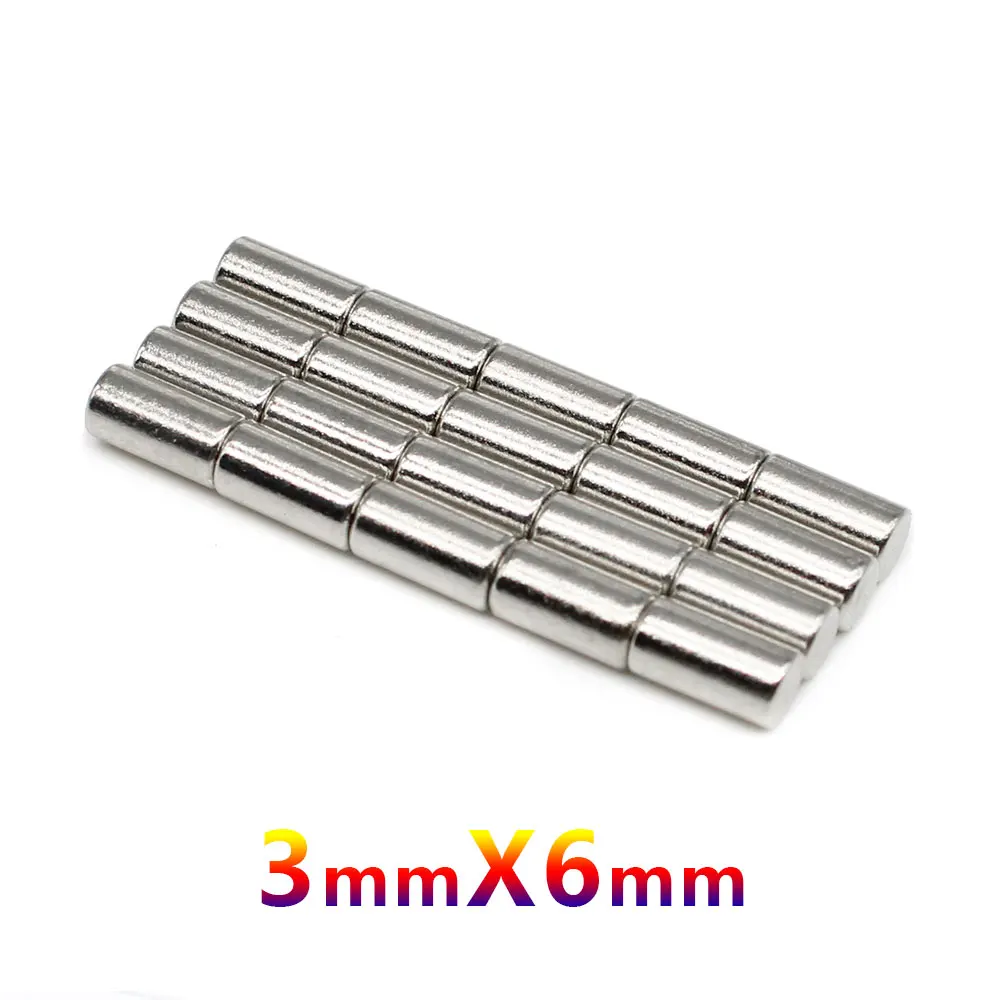 20/50/100/500/1000 шт. небольшие круглые неодимовые магниты 3x6 мм |