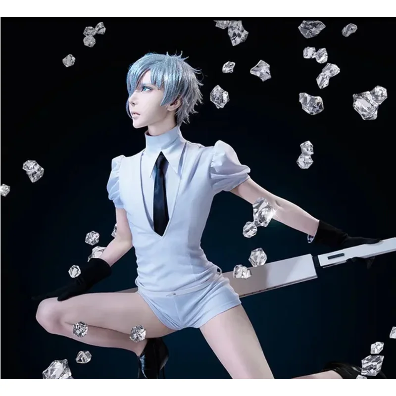 Костюм для косплея аниме Houseki no Kuni боди с алмазным антарктицитом блестящие