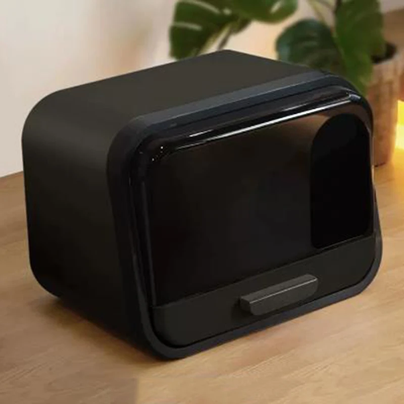 "Litter Box Cat Toilet Enclosure Strainer Travel Design Shovel Covered