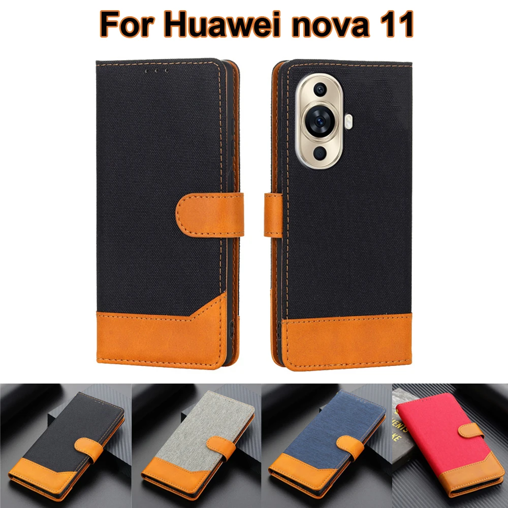 

Кожаный чехол для Huawei Nova 11, чехлы, кошелек, держатели для карт, чехол для телефона, чехлы для сотовых телефонов Huawei nova 11 Etui 6,7 дюйма