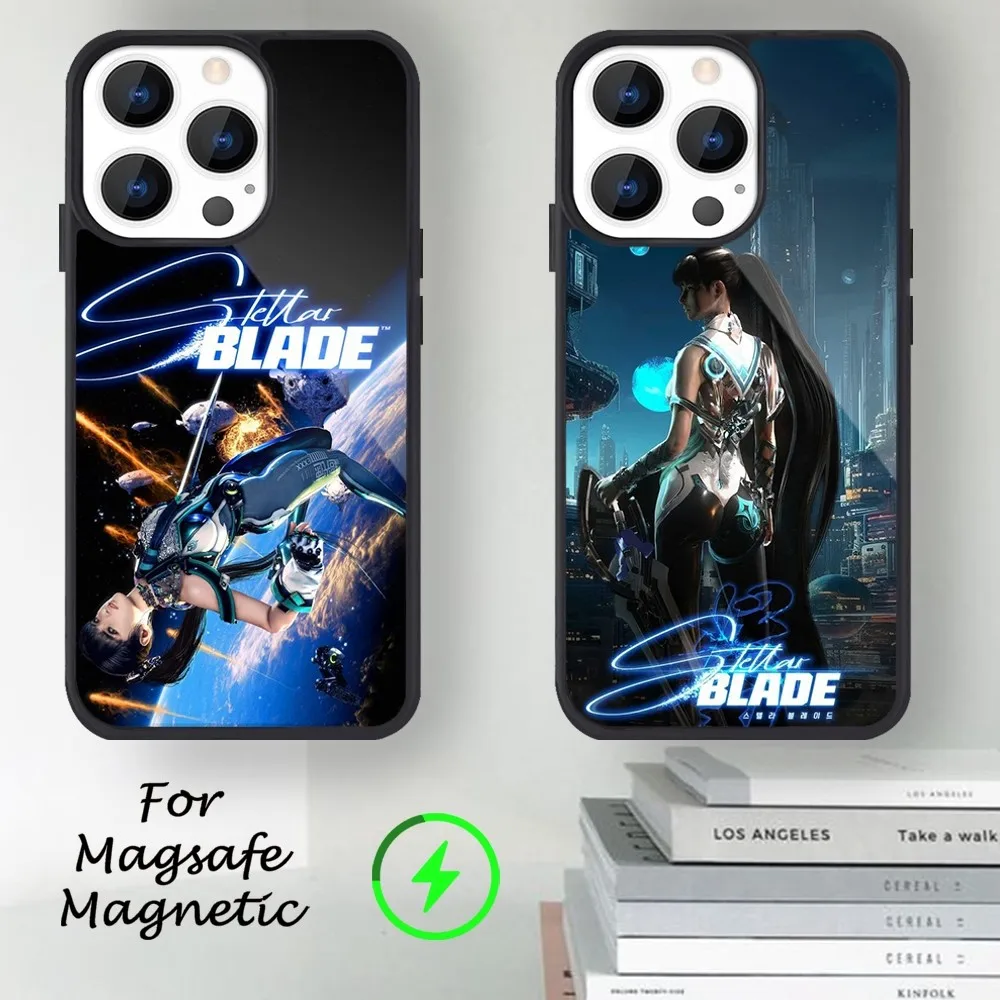 Чехол для телефона Game S-Stellar Blade iPhone 14 13 12 11 15 Pro Max Magsafe Magnetic