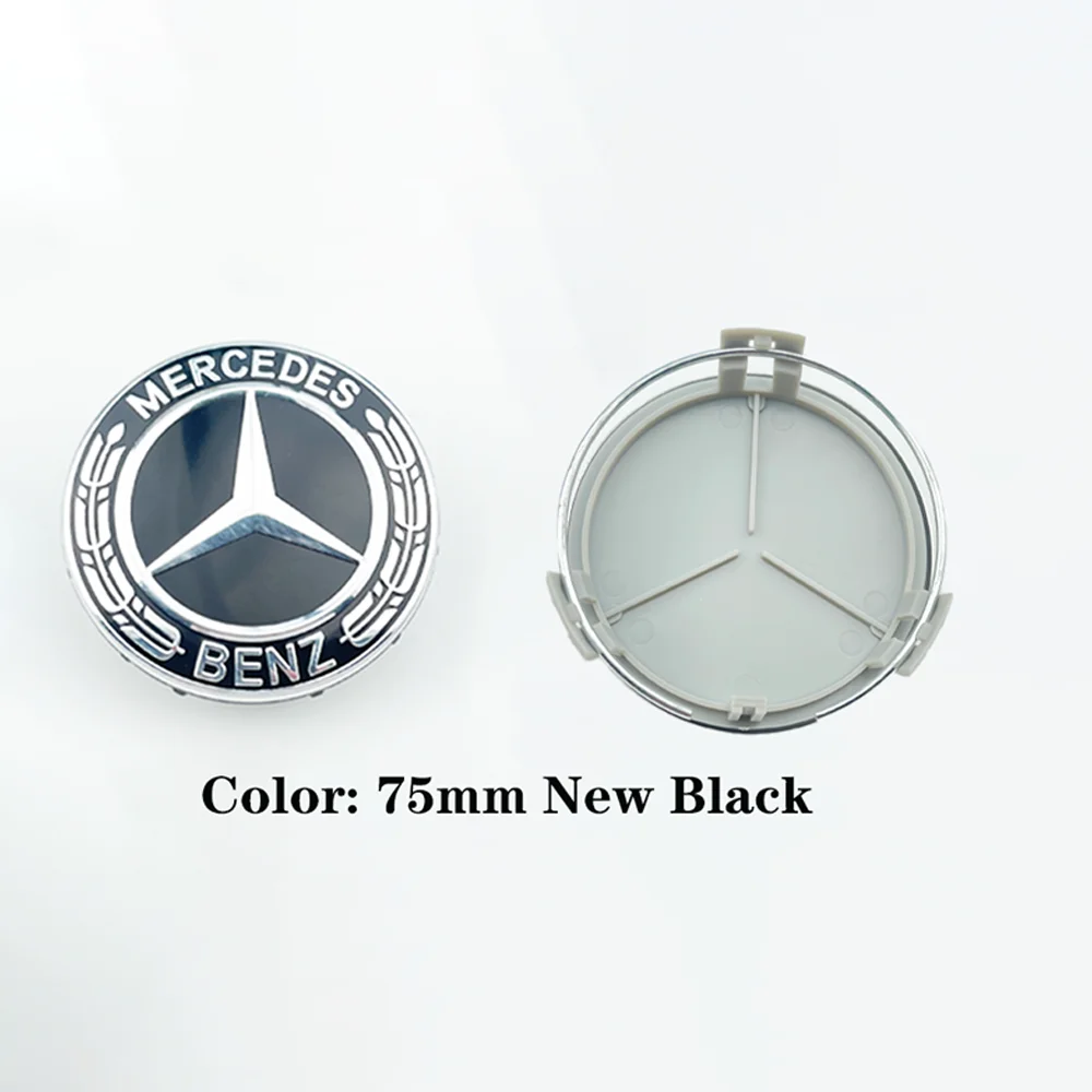 

4 шт., 75 мм, колпачок втулки с логотипом автомобиля для Mercedes Benz W204 W211 W205 W213 W203 C218 A207 C117 CLA CLS E Class, аксессуары