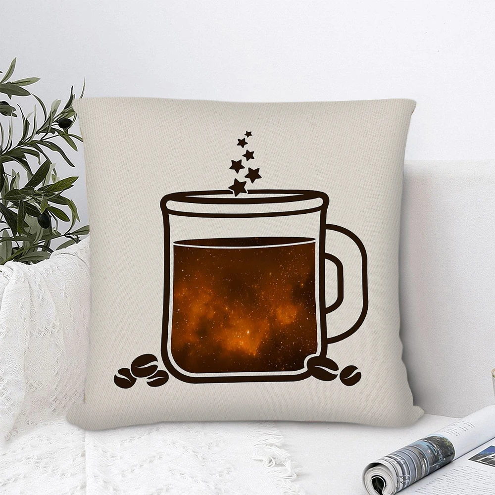 

Sleepless Nights Polyester Pillow Cover Decorative Pillows for Sofa Bedroom Pillow Cases Home Decor Cushion Covers 45*45cm