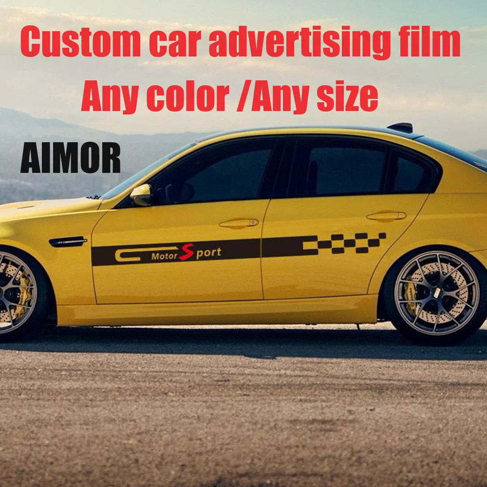 AIMOR Сделай Сам логотип текст картина Печать автомобильная реклама наружная на