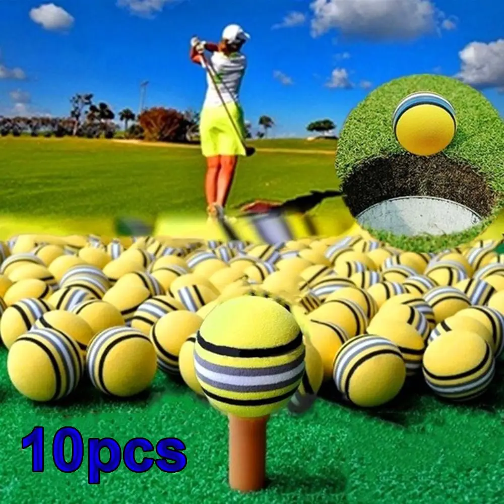 

Golfer Swing Rainbow Color EVA Foam Indoor Golf Balls Golf Ball Training