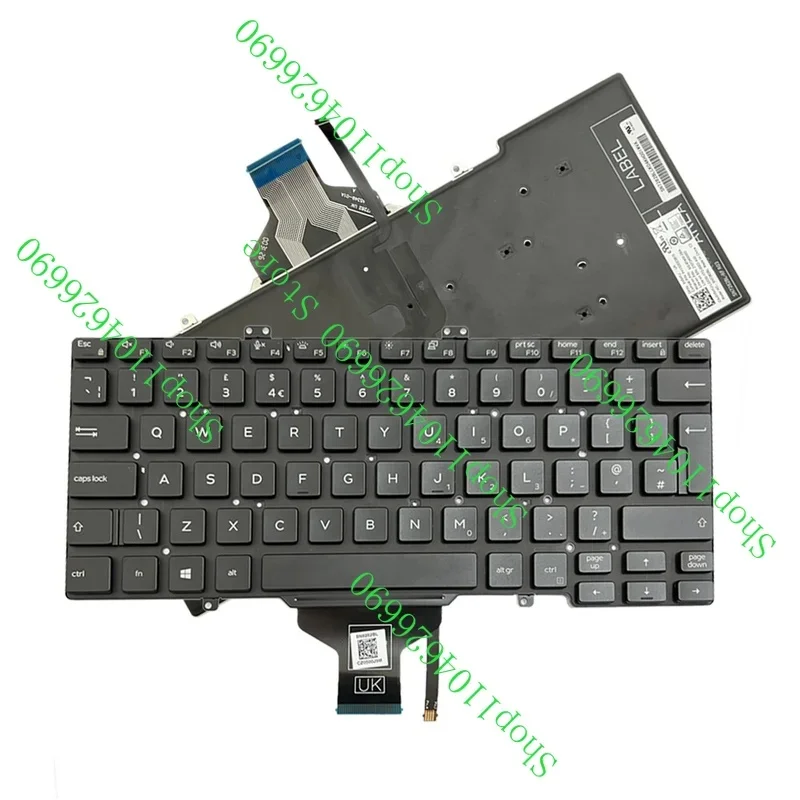 Фото Подсветка клавиатуры (Великобритания) для Dell Latitude 7400 3400 5400 7410 5401 5411 V5H1J №4