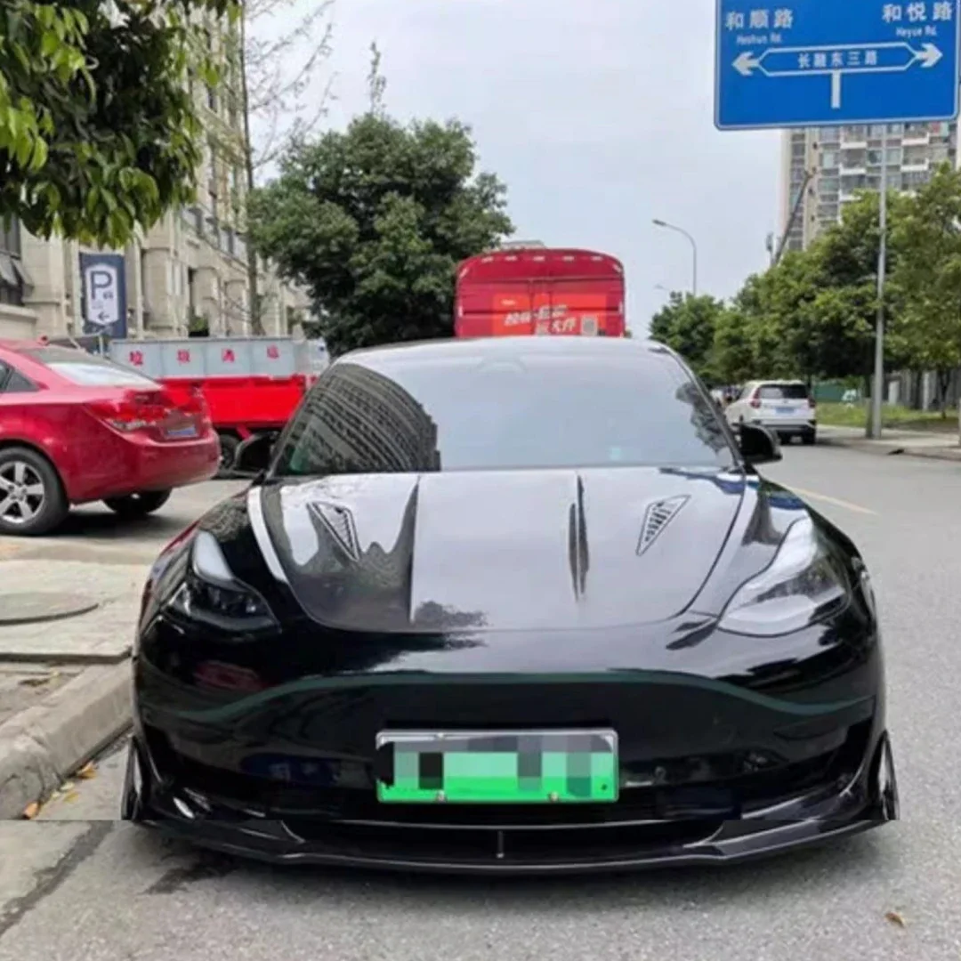 Капот двигателя из углеродного волокна в сборе для Tesla Model 3 2019 2020 2021 2022