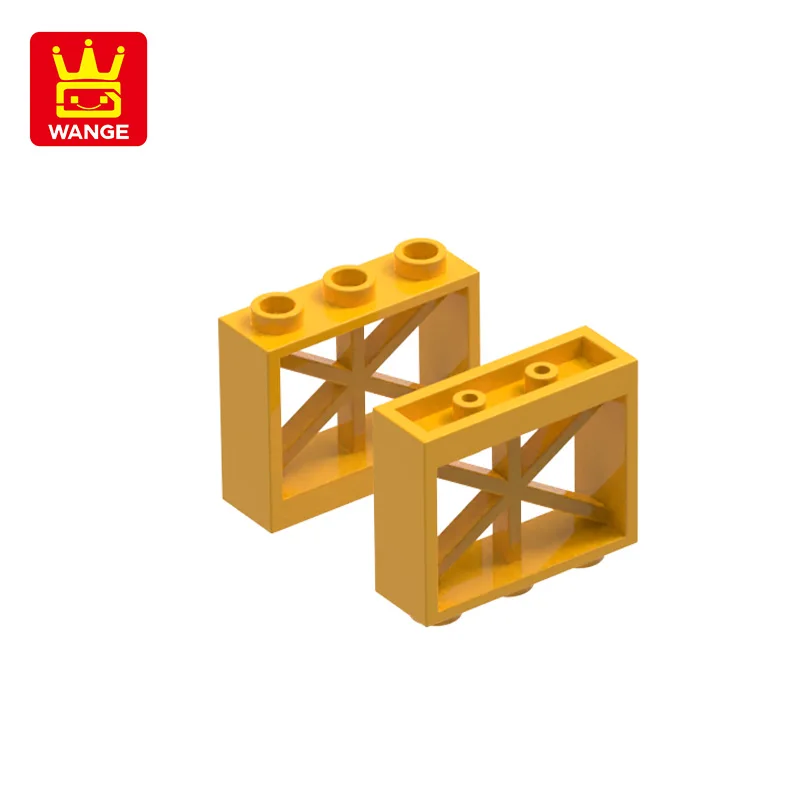 WANGE 64448 Вт 100 г/76 шт. железная рама с 3 отверстиями Аксессуары совместимы кирпичами