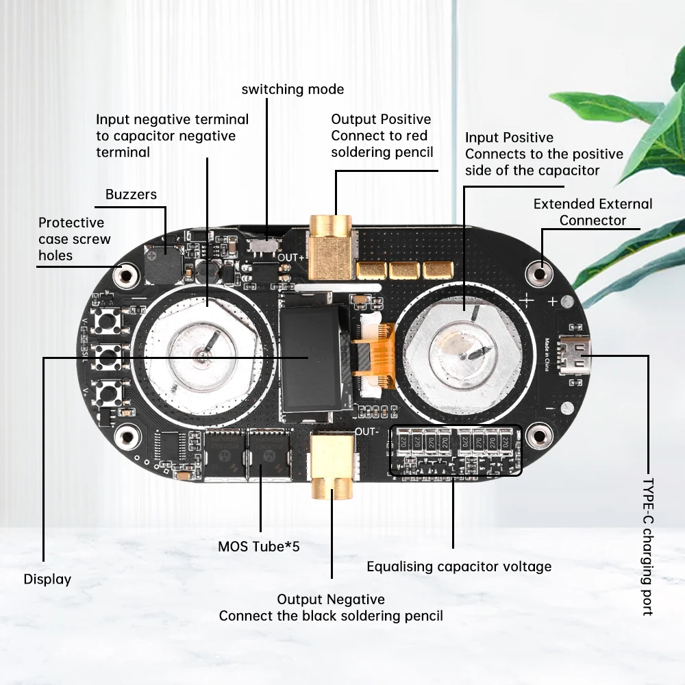 Ручной конденсатор Farad точечный сварочный аппарат с двойным импульсом высокой