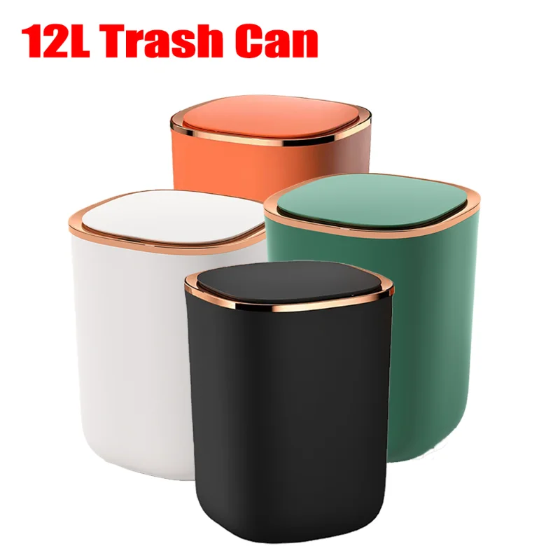Usb Charging Induction Type Waste Bin Garbage Storage Bucket For Kitchen Bathroom Living Room Bedroom Toilet