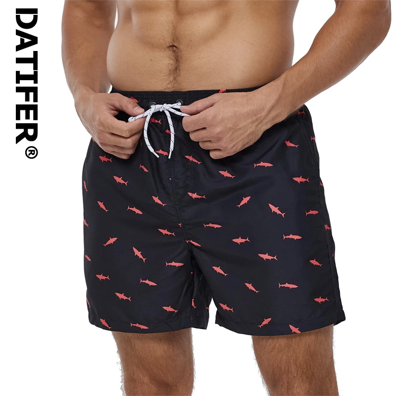 

DATIFER New Arrivals Quick Dry Men Beach Board Shorts 2023 Plus Size Waterproof Beachwear For Male Swimwear