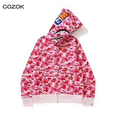 

Camouflage Classic Sweater Thin Zipper Hoodie Couple Sweater Zip Hoodie Women Jacket Coat 2021 New 3D printing hooded fleece