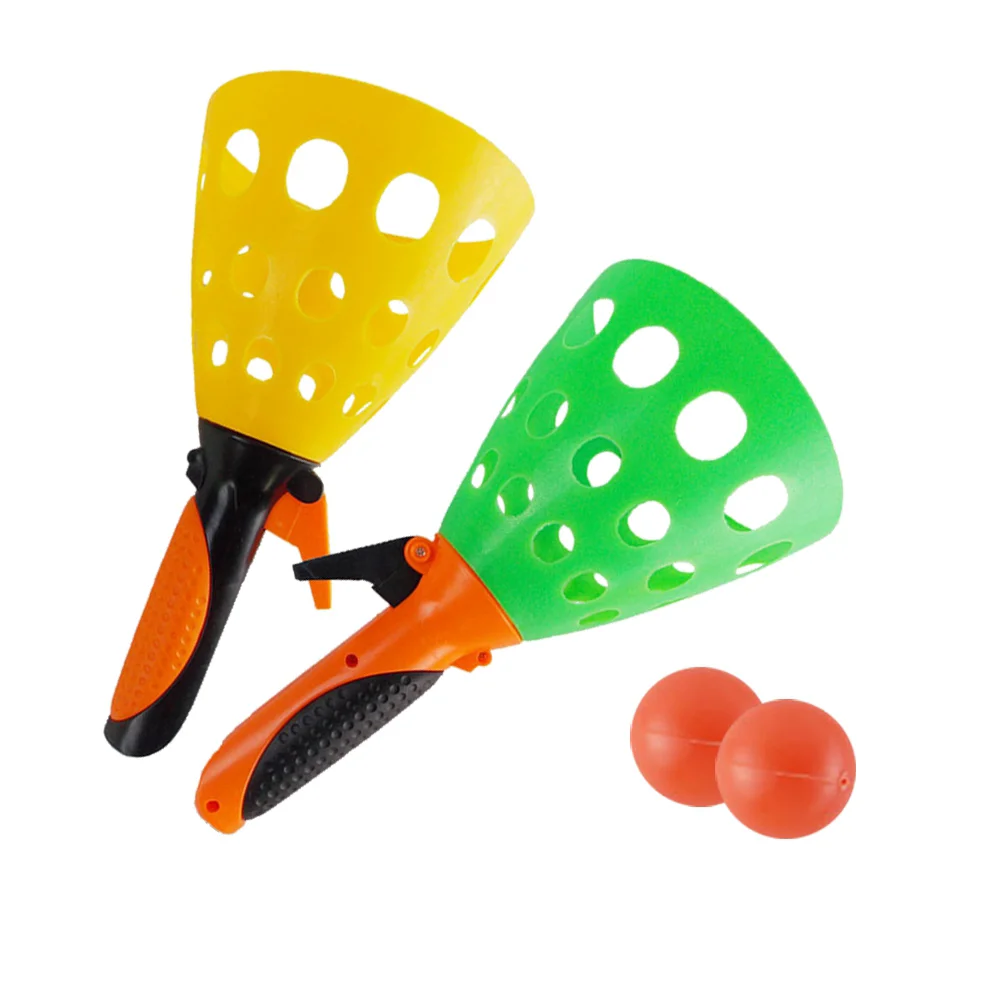 

And Catch Game Launcher Baskets with Balls Eye Concentration Exercise Parent- child Toys for Children Outdoor Backyard Games