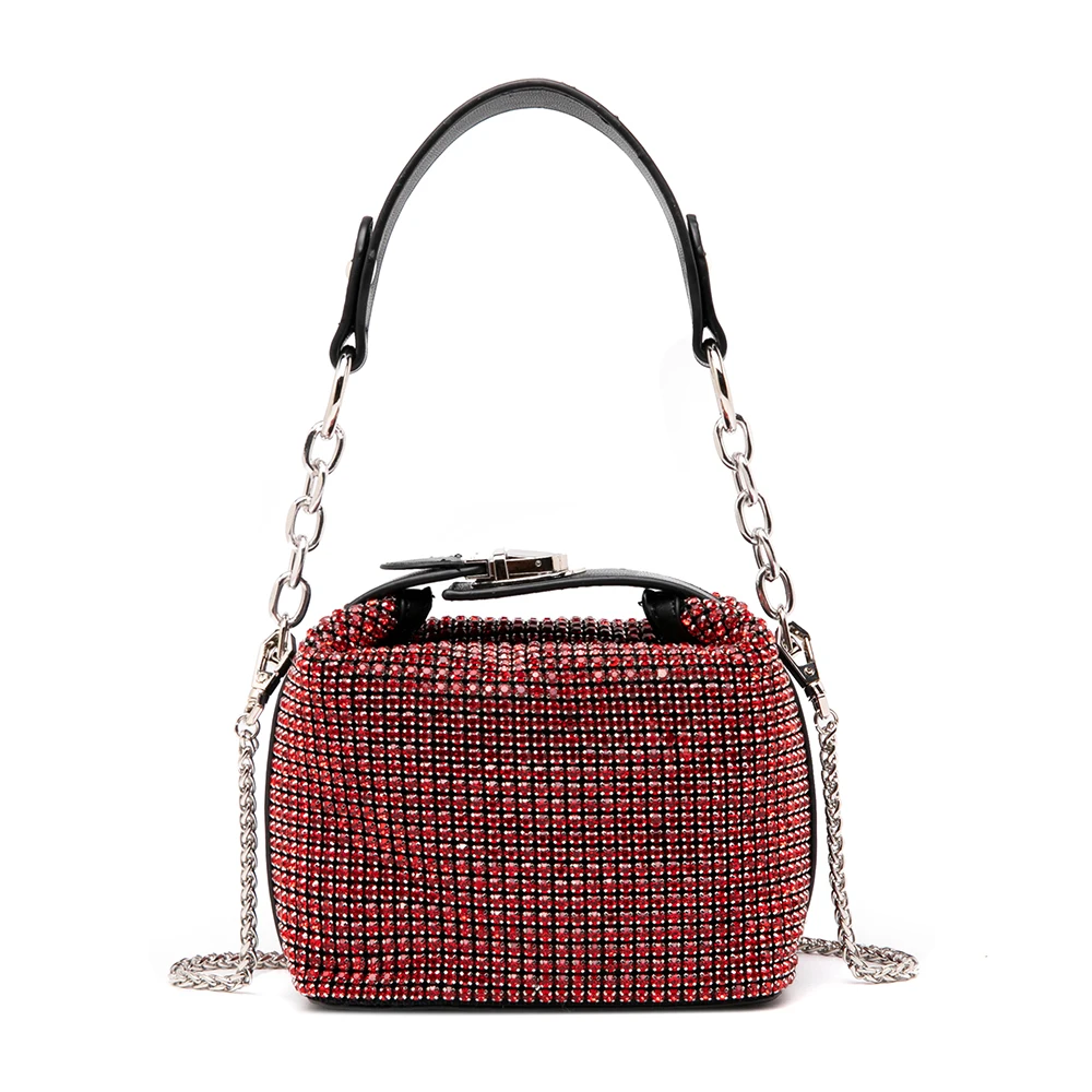 

Luxury Shiny Rhinestone Money Purse Crossbody Bags Women Fashion Handbag