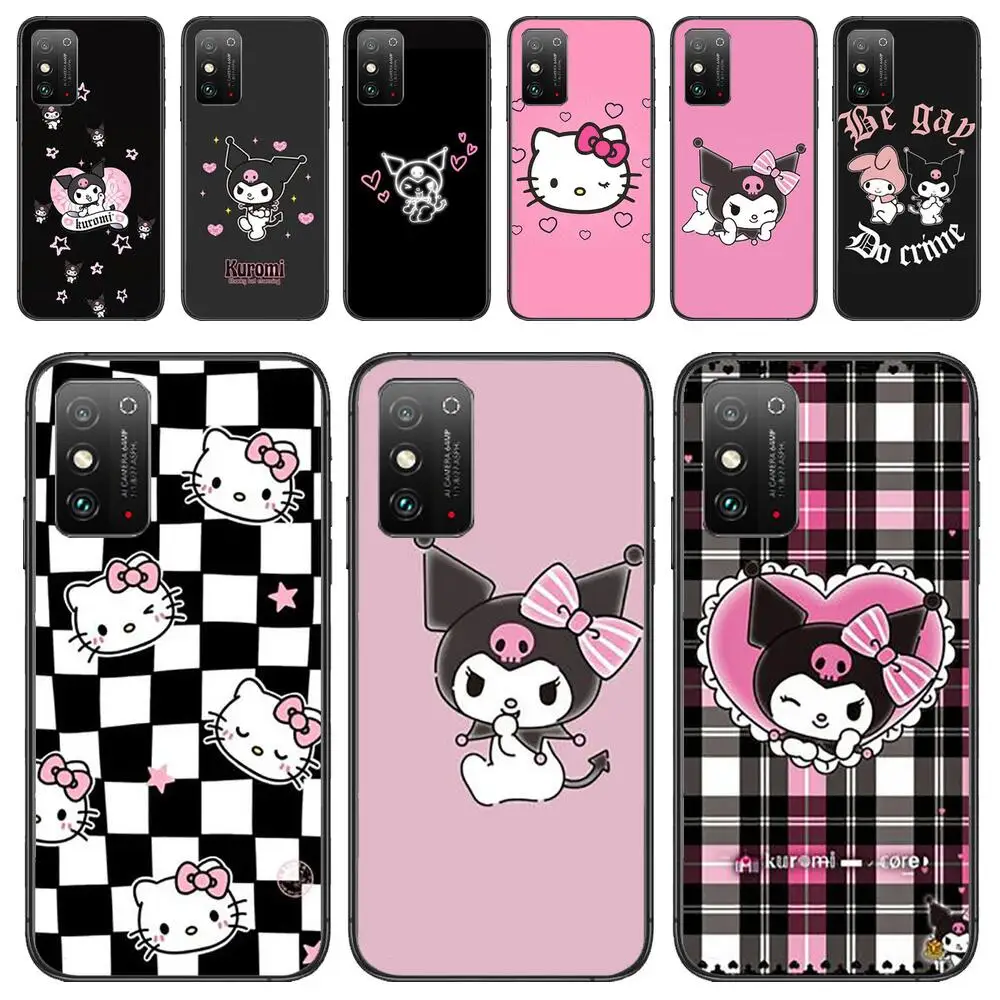 

Kuromi Hello Kitty Phone case for Honor 20 lite 9x 9 9a 10 10i 8a 8s 8x v40 8lite 20 7x 20pro 7a phone case
