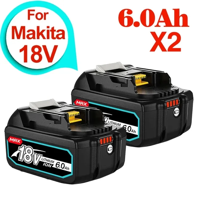 18V 6.0Ah BL1860b Rechargeable Li-ion Battery For Makita 18 