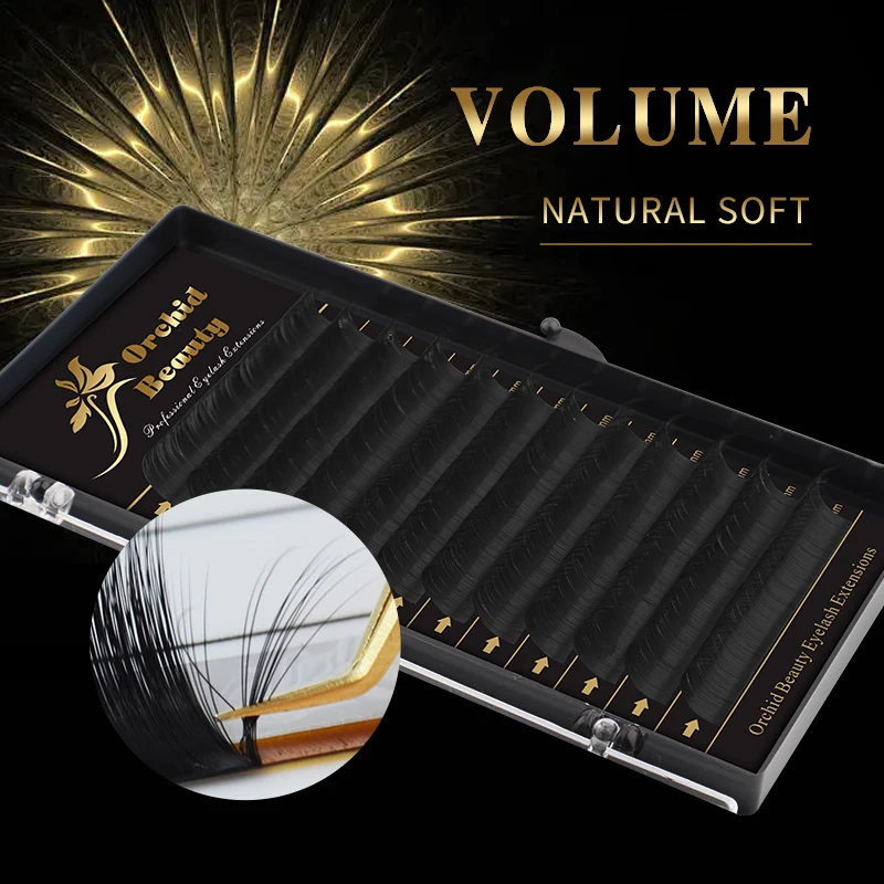 

Orchid Beauty All Size Individual Eyelash Extension CD Curl High Quality False Mink Lash Classical False Eyelash Extension Cilia