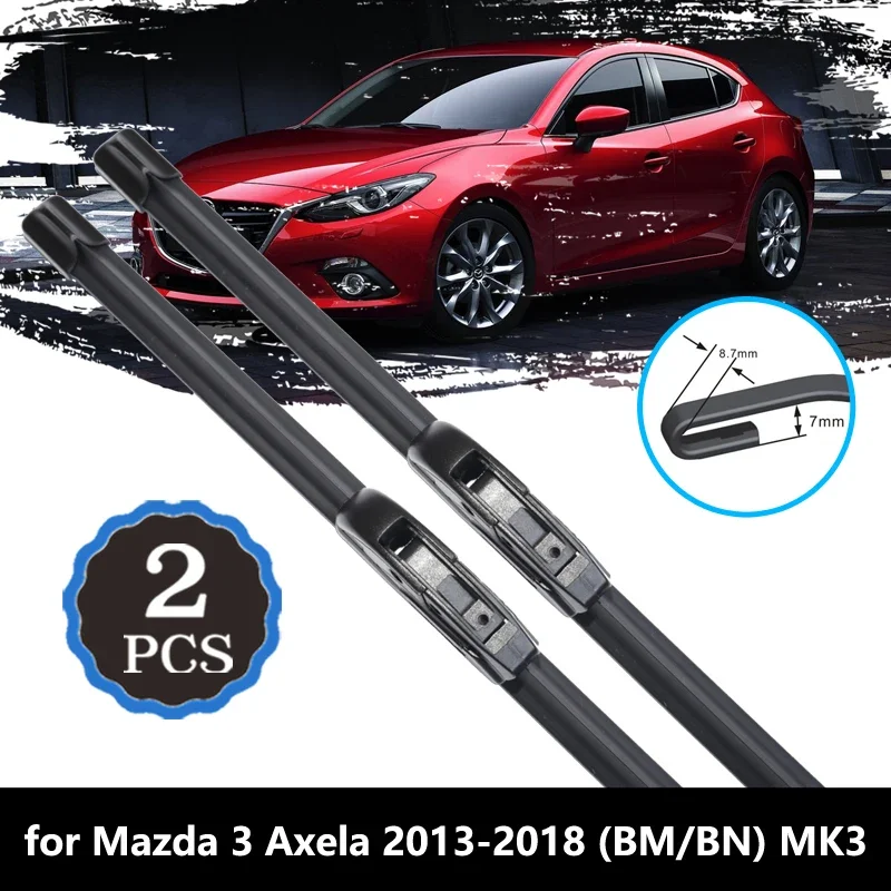 

Для Mazda 3 Mazda3 BM BN 2013 2014 2015 2016 2017 2018 Axela передние стеклоочистители автомобильные аксессуары автомобильные щетки стеклоочистителя