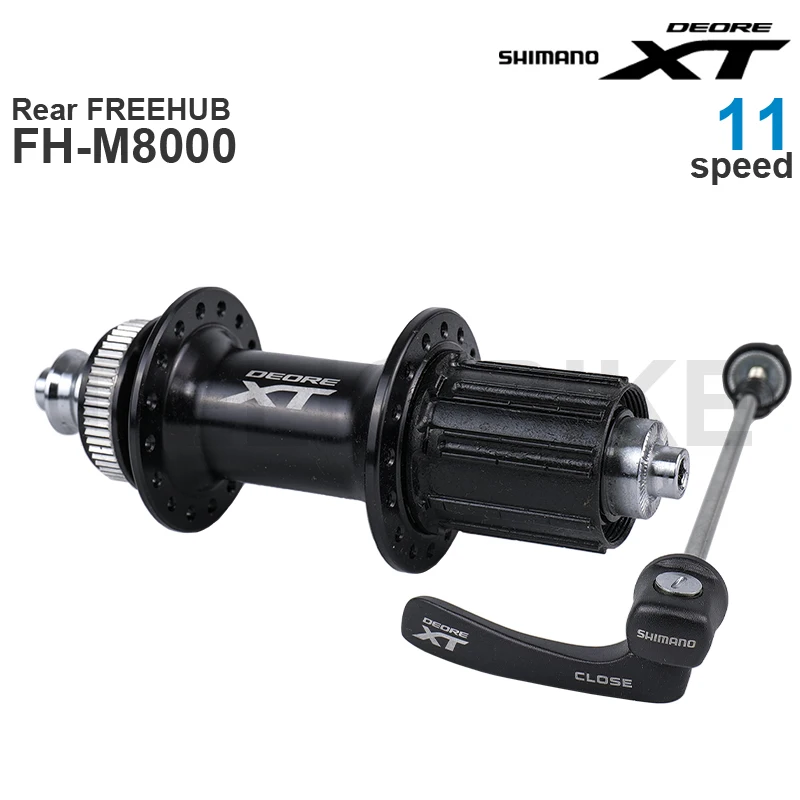 Цена Передняя Ступица SHIMANO DEORE XT M8000, Передняя Ступица 100 мм и задняя свободная ступица 135 мм с быстроразъемным 11 скоростями