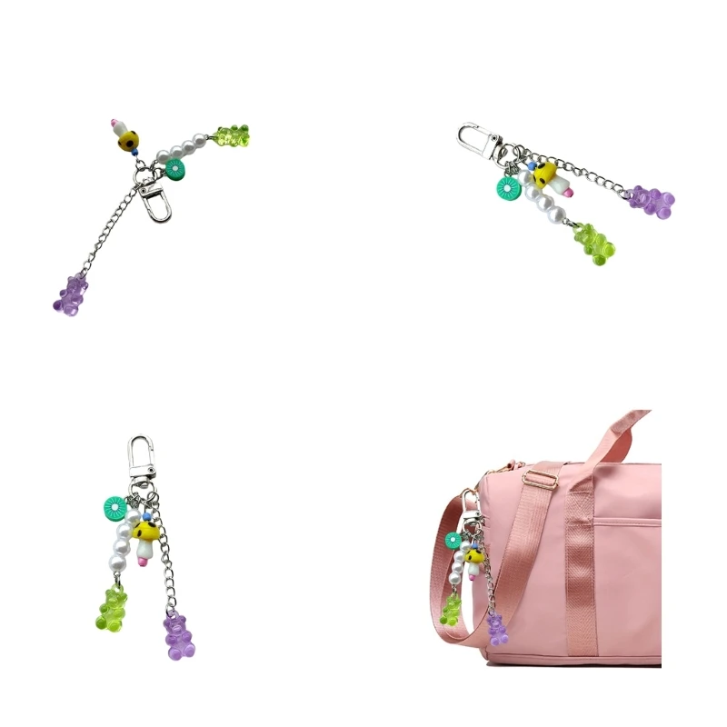 Брелок для телефона с изображением медведя