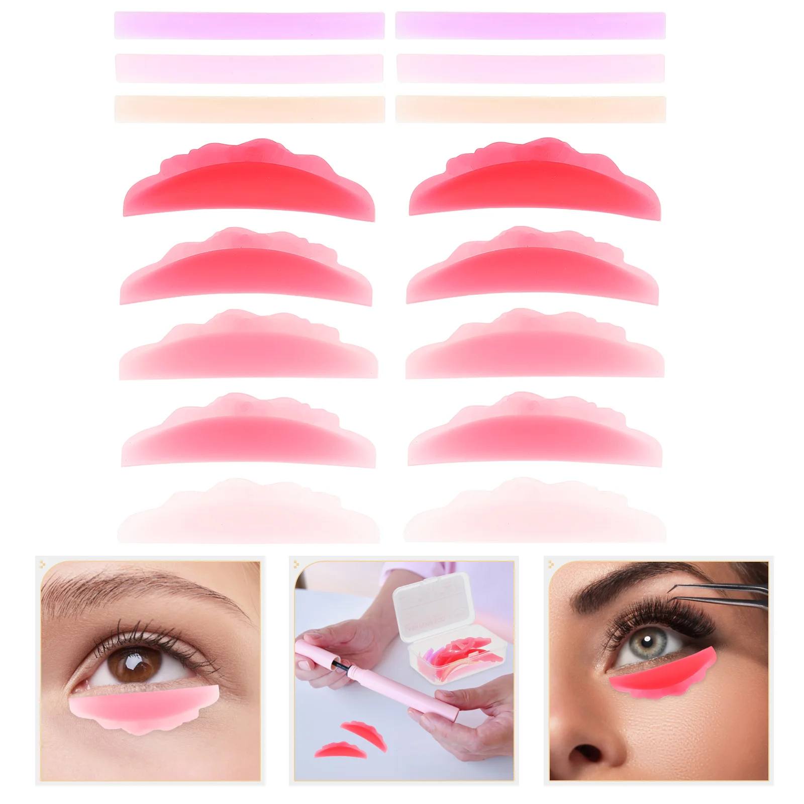 

Аксессуары для завивки ресниц, силиконовый щиток для завивки ресниц, Длинные стержни, аксессуары для макияжа