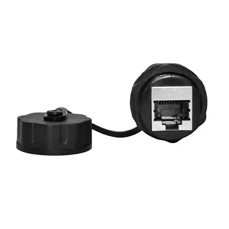 Сетевой водонепроницаемый разъем RJ45 экранированный IP68 гигабитная сетевая