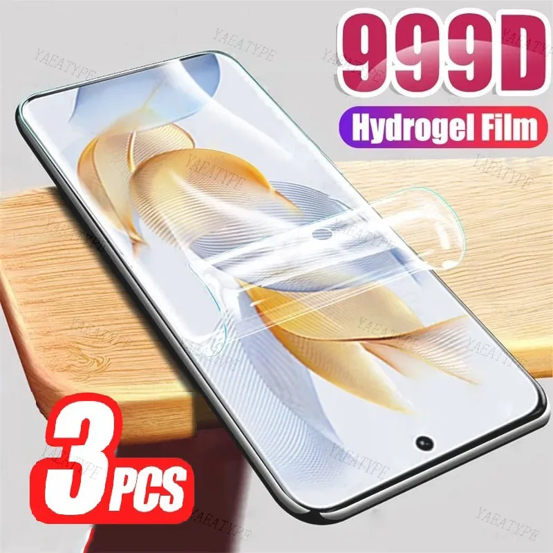 Защитная пленка для Huawei Honor 90 80 60 70 Lite Pro Plus + SE GT, Гидрогелевая пленка с полным покрытием для Honor X50, X50i, X40, X40i, 3 шт.
