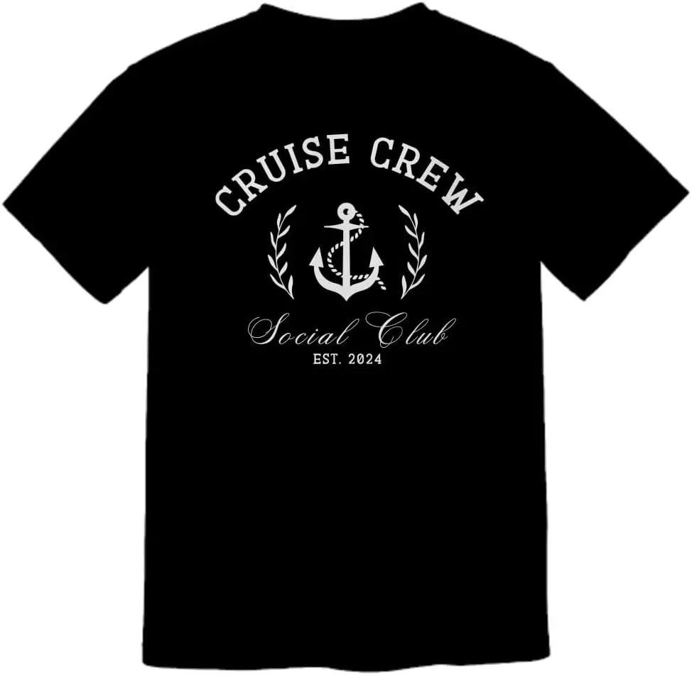 Рубашка Cruise Crew Social Club футболка Comfort Colors футболки для групповых отпуска друзей
