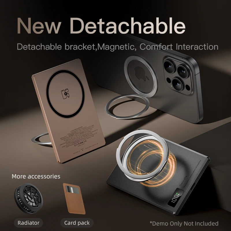 Фото CCC 3-в-1 Power Bank 20 Вт Быстрое зарядное устройство Портативный внешний аккумулятор Powerbak для Magsafe для iPhone 12-17 Pro Watch Airpods Samsung №2