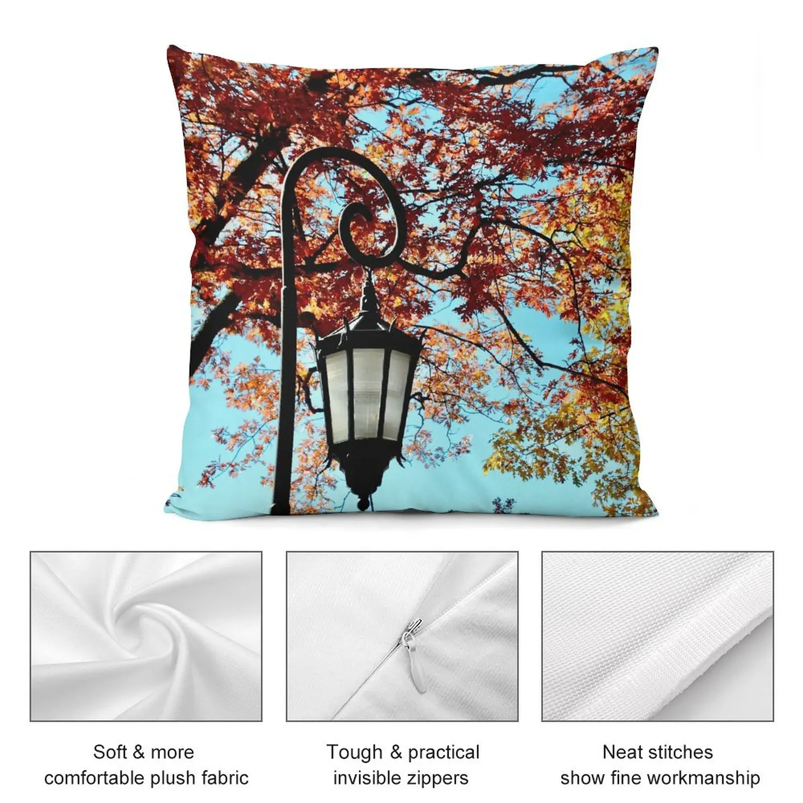 Wellesley Lamppost Осенние наволочки роскошные