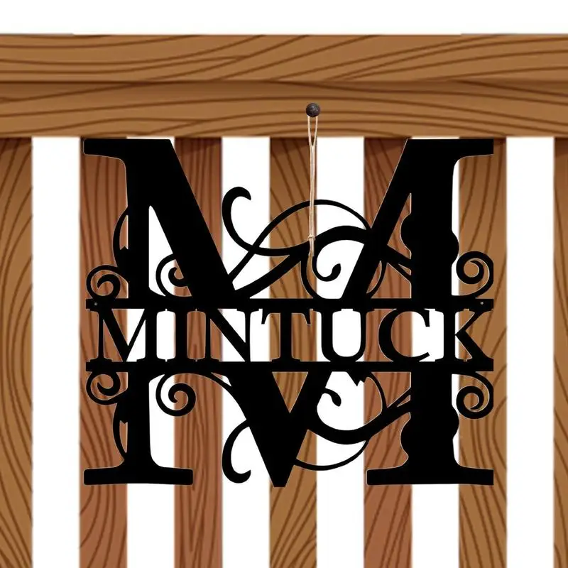 

Metal Letters Numbers Metal Decoration House Store Cafe Wall Decorative Sign Personalized Name Sign For Wedding Home 12in