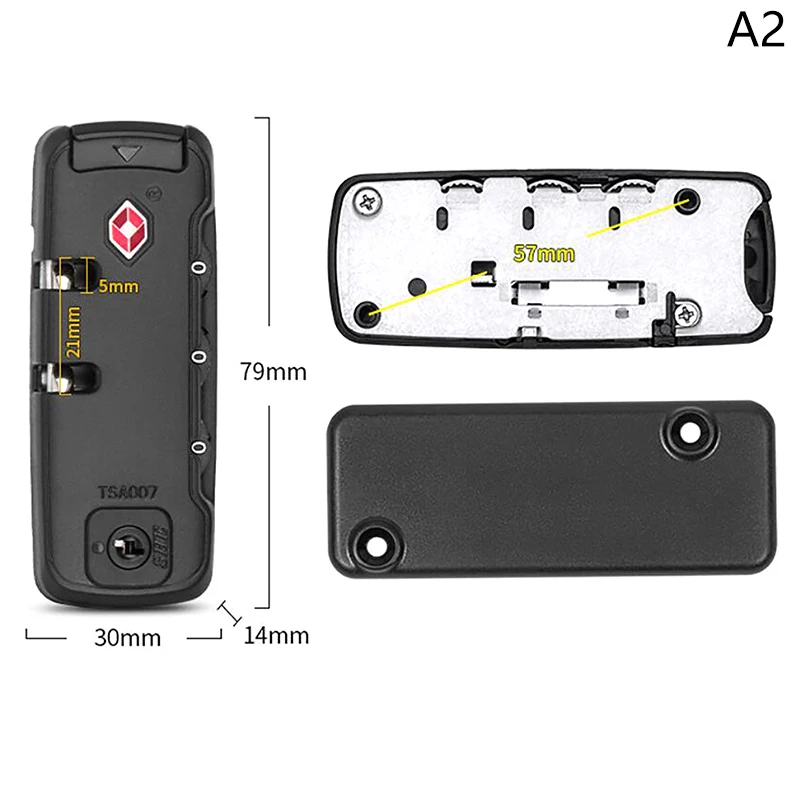 

Защитный фиксированный замок для шкафа, шкафа, для TSA, 3-значный пароль, Комбинированная Дорожная сумка, чемодан, аксессуары для багажа