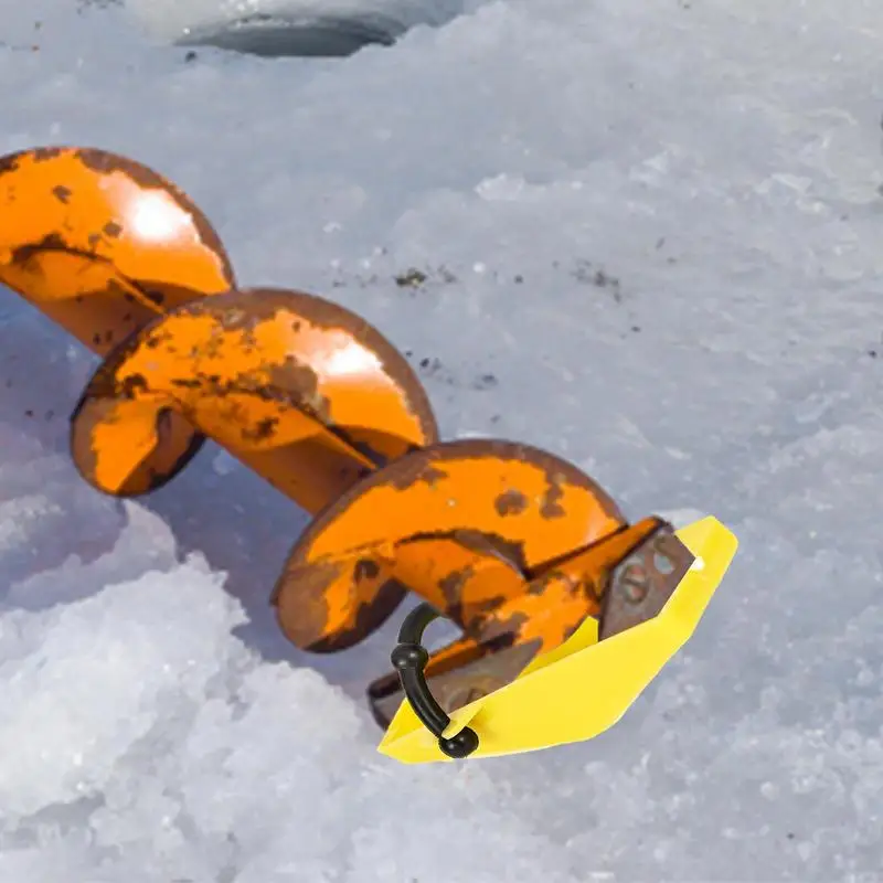 

New Stable Yellow Ice Drill Case Ice Drill Protective Cover Spiral Punching Blade Guard Fishing Drill Knives Cover